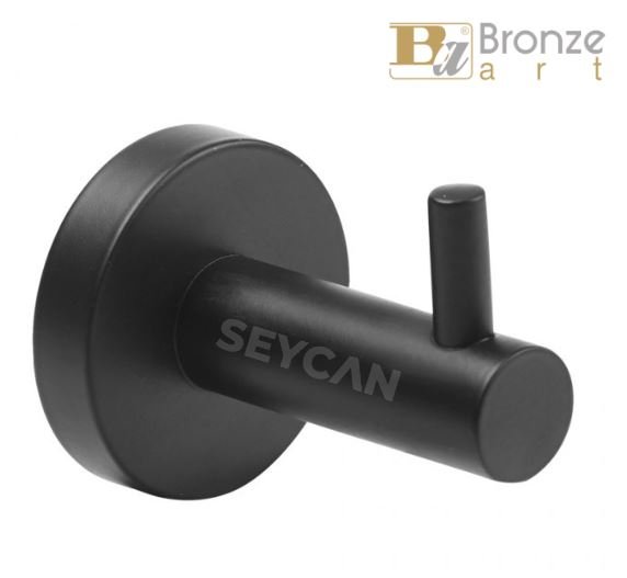 Bronze Fairmont Siyah Tekli Askılık