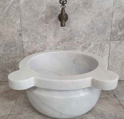 Delta Mermer Finlandiya Beyaz Kurna