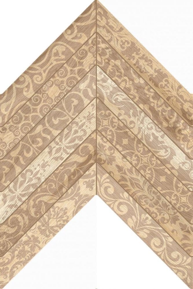 Seramiksan Classic Wood Floral Motif 40x60