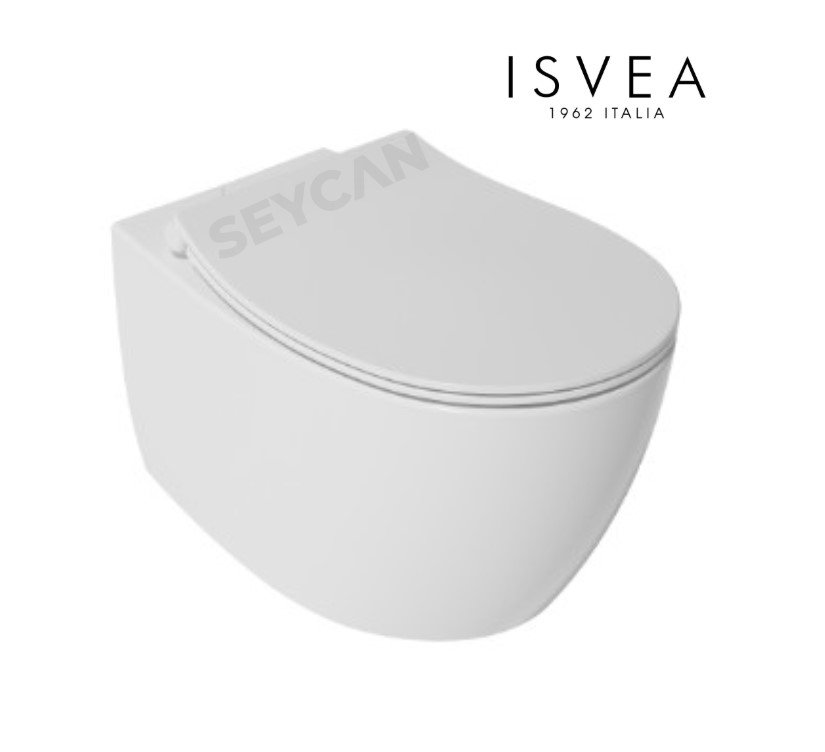 Banyo mimarisinde üst düzey hijyen ve minimalist estetiği bir arada sunan İSVEA Sentimenti Rimless Asma Klozet Seti, modern yaşam alanlarının en kompakt çözümlerinden biridir. 51 cm uzunluğu ile dar banyolar ve misafir tuvaletleri için mükemmel bir ergonomi sunan İSVEA Sentimenti Rimless Asma Klozet Seti, alandan tasarruf ederken şıklığından ödün vermez. Kanalsız Rimless yıkama teknolojisine sahip olan İSVEA Sentimenti Rimless Asma Klozet Seti, suyun iç hazneye tam ve dengeli yayılmasını sağlayarak bakteri birikimini önleyen yüksek hijyen standartları vaat eder.  Teknik donanımıyla fark yaratan İSVEA Sentimenti Rimless Asma Klozet Seti, gizli montaj sistemi sayesinde dış yüzeyde herhangi bir bağlantı parçası görünmeden pürüzsüz bir görsel bütünlük sergiler. 10AR02012-49 ürün koduyla sunulan İSVEA Sentimenti Rimless Asma Klozet Seti, paket içeriğine dahil olan yüksek kaliteli PP Soft klozet kapağı ile konforlu bir kullanım sunar. Yavaş kapanma özelliği sayesinde sessizliği garanti eden bu kapak, İSVEA Sentimenti Rimless Asma Klozet Seti gövdesiyle kusursuz bir uyum yakalayarak banyonuzun kalitesini artırır.  İSVEA Sentimenti Rimless Asma Klozet Seti, İtalyan markasının köklü tasarım mirasını yansıtan modern ve minimalist hatlara sahiptir. Leke tutmayan ve kolay temizlenebilen yüzeyi sayesinde İSVEA Sentimenti Rimless Asma Klozet Seti, uzun yıllar boyunca ilk günkü parlaklığını korur. Duvara asma yapısı ile zemin temizliğini zahmetsiz hale getiren İSVEA Sentimenti Rimless Asma Klozet Seti, hijyenik bir banyo ortamı yaratmanıza yardımcı olurken şık bir duruş sergiler.  Gelişmiş yıkama sistemi sayesinde su tasarrufunu teşvik eden bu set, hem çevreci hem de ekonomik birİSVEA Sentimenti Rimless Asma Klozet Seti