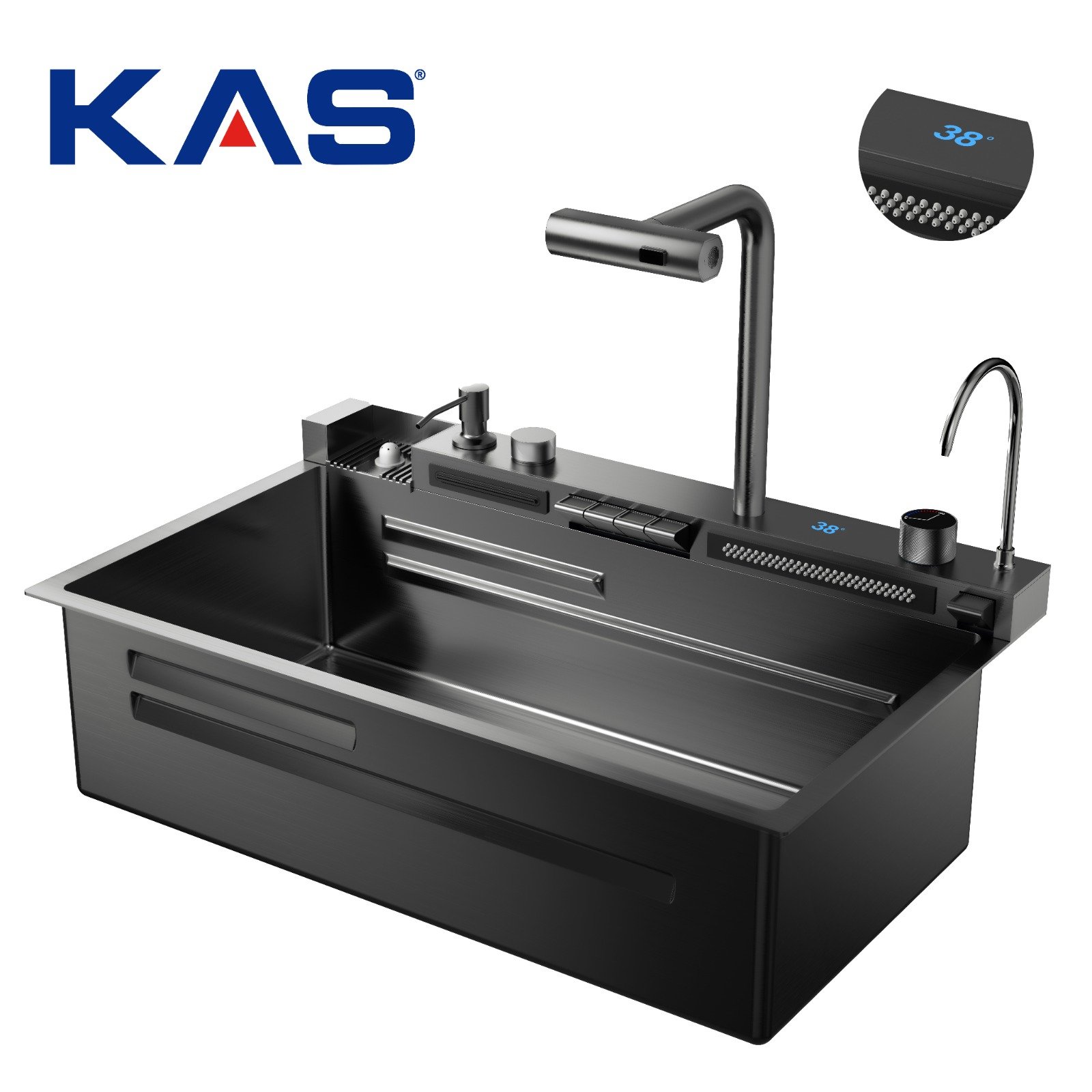 Kas Digital Luxury Akıllı Evye Sistemi