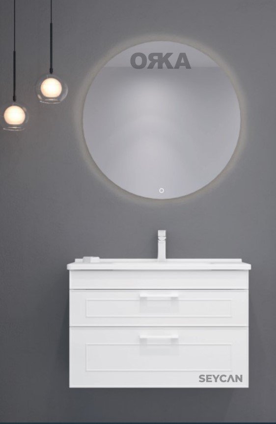 Orka Limpo 100 cm Çekmeceli Asma Banyo Dolabı