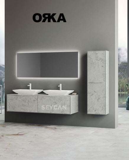 Orka Mono 160 cm Asma Banyo Dolabı