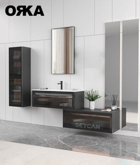 Orka Urban 120 cm Asma Banyo Dolabı