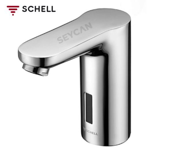 SCHELL Celis E Tek Su Girişli Fotoselli Elektrikli Lavabo Bataryası 6V Krom