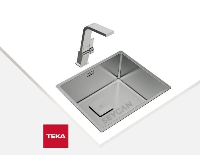 Teka FlexLinea RS15 50.40 Parlak Yüzey Çelik Evye