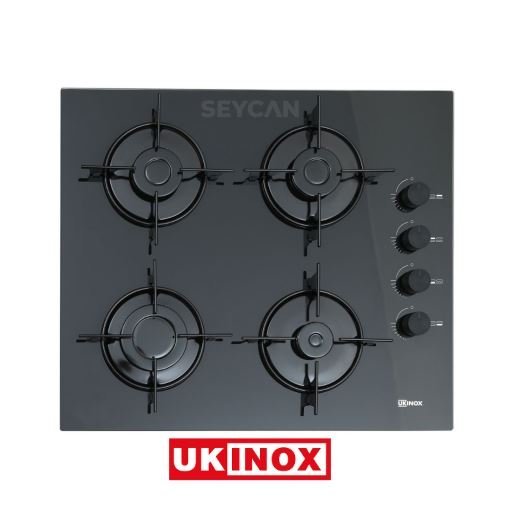 Ukinox Carlo 60 Siyah Ocak