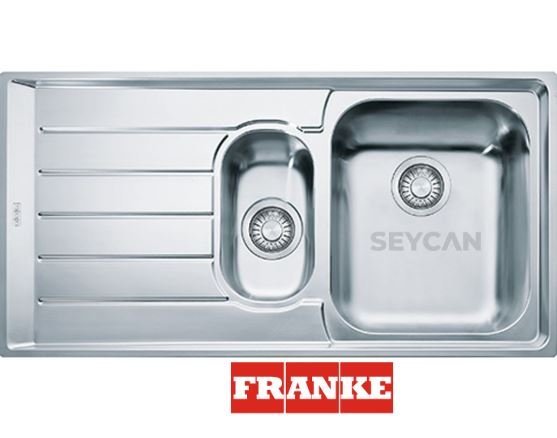 Franke Neptun Nex 651 1.5 Gözlü Sol Damlalık Çelik Evye