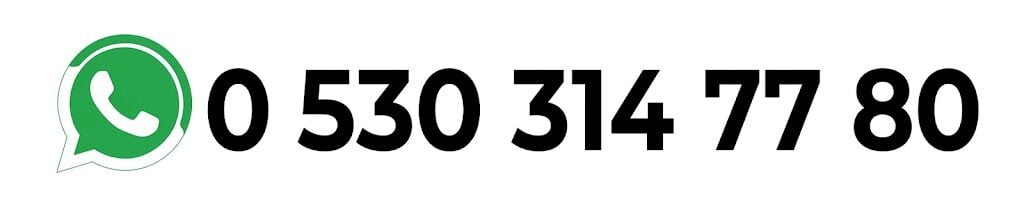 WhatsApp sipariş hattı 0530 314 77 80