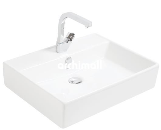 Kastra 60x46cm Tezgahüstü Lavabo Beyaz