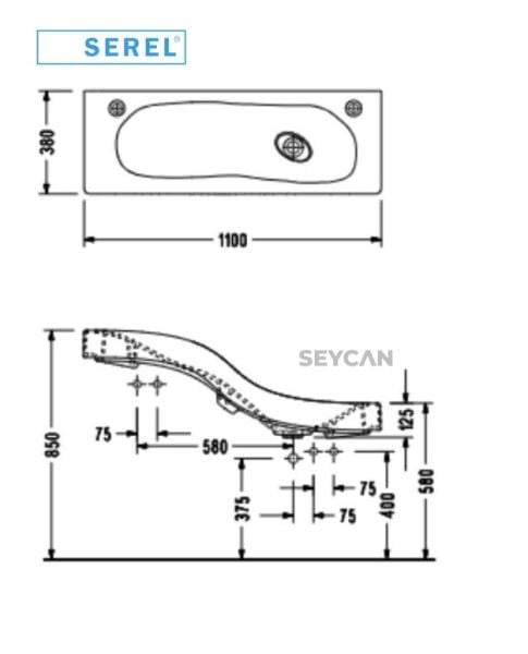 Serel Wave Abdest Lavabosu