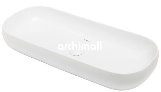 Niv 85x37cm Tezgahüstü Lavabo Beyaz