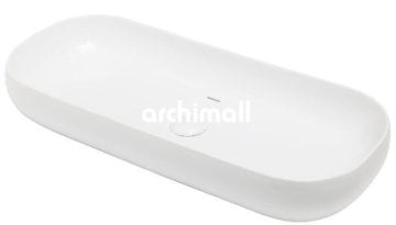 Niv 85x37cm Tezgahüstü Lavabo Beyaz