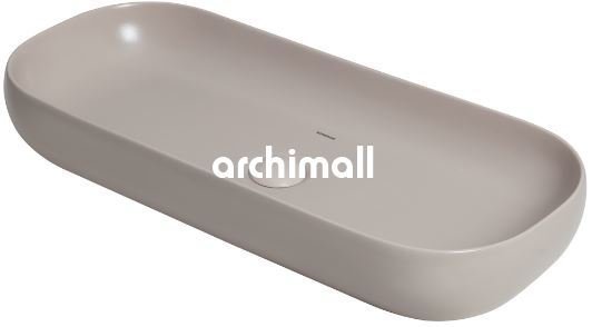 Niv 85x37cm Tezgahüstü Lavabo Mat Sahra