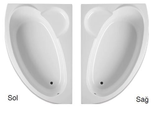 ARTEMİS 170X110 ANTİPHOS SAĞ DÜZ KÜVET