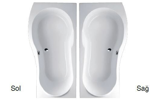 ARTEMİS 170X85/70 SARPEDON SAĞ DÜZ KÜVET
