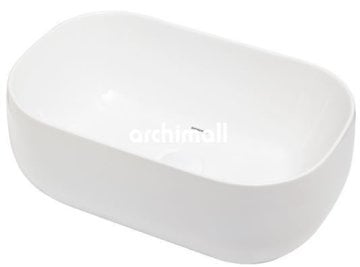 NivXH 58x37cm Tezgahüstü Lavabo Beyaz