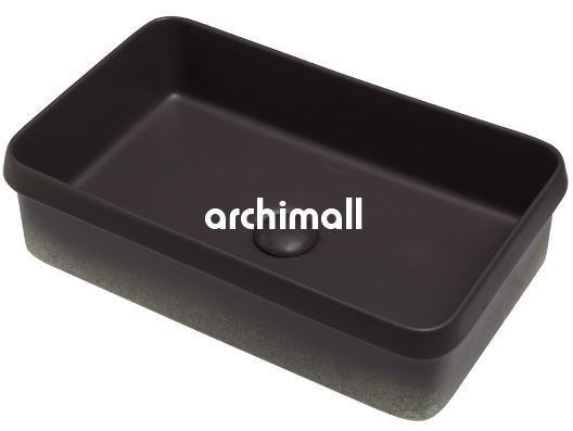 Lyra 60x37cm Gömme Lavabo Mat Antrasit