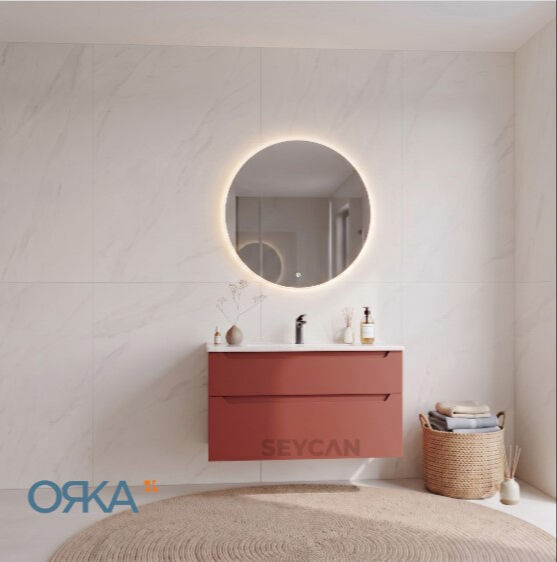 Orka Messina Led li Banyo Dolabı 100 cm