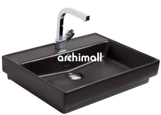 KastraGM 60x46cm Gömme Lavabo Mat Siyah