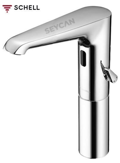 SCHELL Xeris E Çift Su Girişli Çanak Tipi Fotoselli Lavabo Bataryası