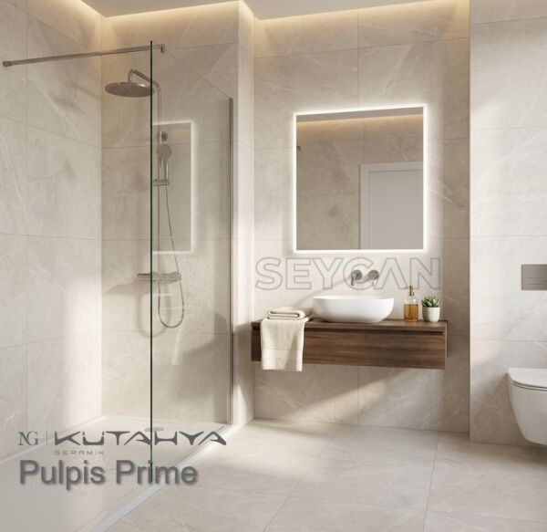 Kütahya 60x120 Pulpis Prime Açık Gri Parlak