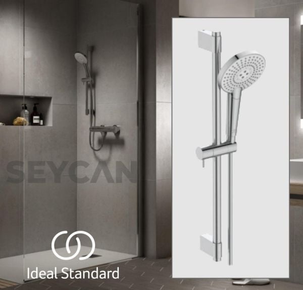 İdeal Standard Round 125 mm Sürgülü Duş Seti