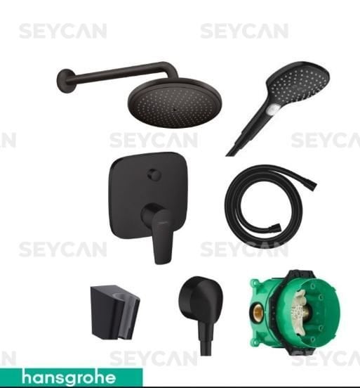 Hansgrohe Talis E Ankastre Banyo Seti Satin Siyah