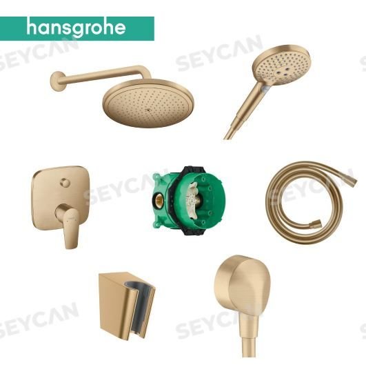 Hansgrohe Talis E Ankastre Banyo Seti Mat Bronz