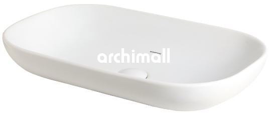 Smanni Alya 65x41cm Tezgahüstü Lavabo Mat Beyaz