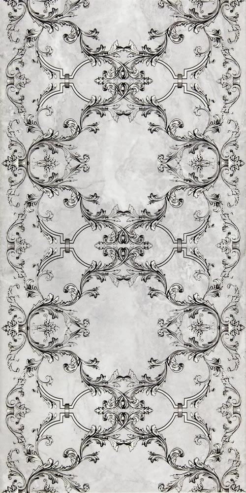 Kütahya 30x60 Elis Açık Gri Motif Dekor