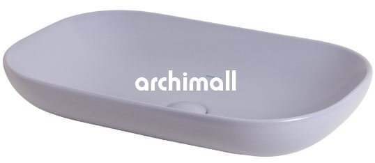 Alya 65x41cm Tezgahüstü Lavabo Mat Leylak