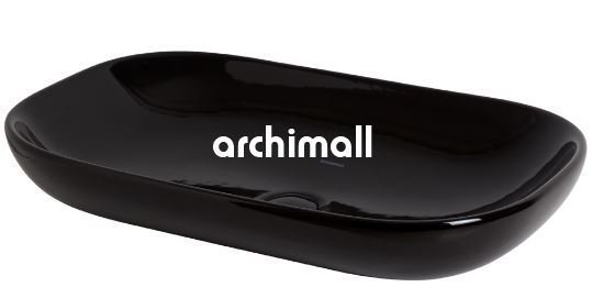 Alya 65x41cm Tezgahüstü Lavabo Siyah