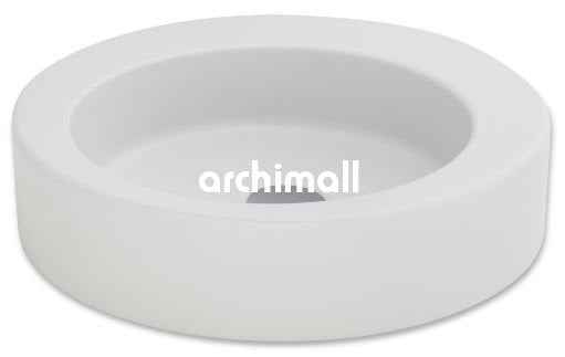 Merga 48cm Tezgahüstü Lavabo Mat Beyaz