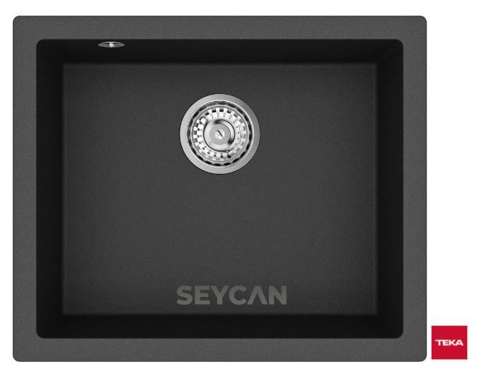 Teka Cave 49.50 B-TQ Siyah Granit Evye