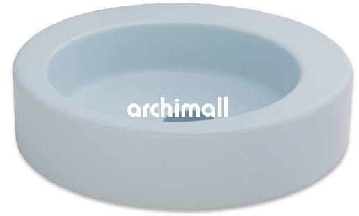 Merga 48cm Tezgahüstü Lavabo Mat Buz Mavi