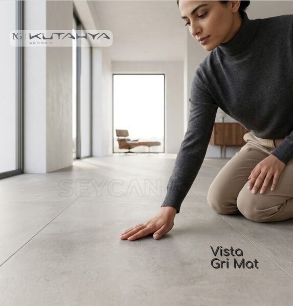 Kütahya 60x120 Vista Gri Rektifiyeli