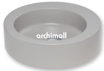 Merga 48cm Tezgahüstü Lavabo Mat Gri