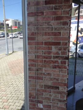 Delta Kırmızı Traverten Eskitme Brick Tuğla 48*200 mm