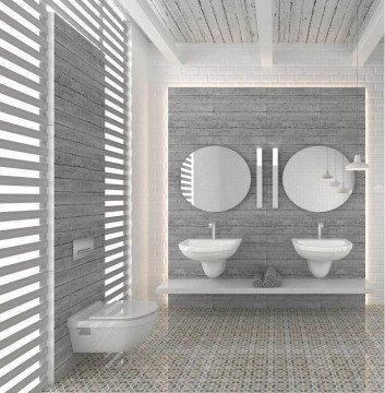 Seramiksan Metro Beyaz 10x20