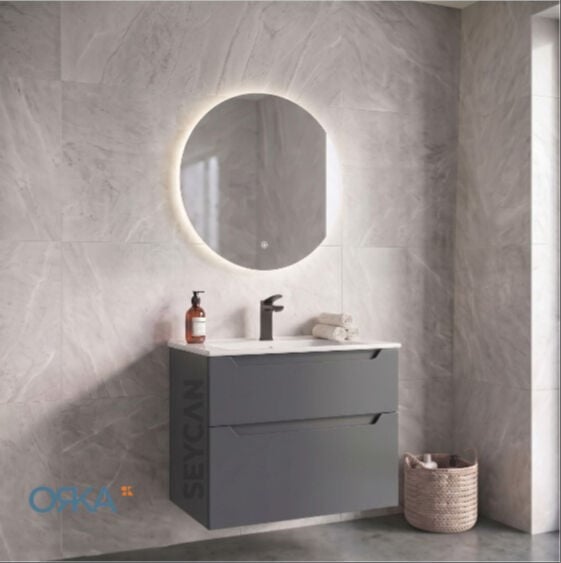 Orka Messina Led li Banyo Dolabı 85 cm