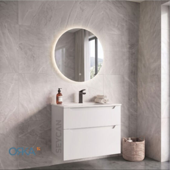 Orka Messina Led li Banyo Dolabı 85 cm