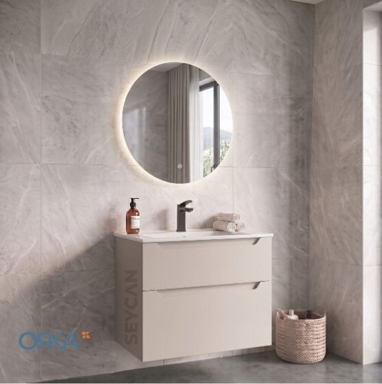 Orka Messina Led li Banyo Dolabı 85 cm