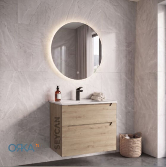 Orka Messina Led li Banyo Dolabı 85 cm