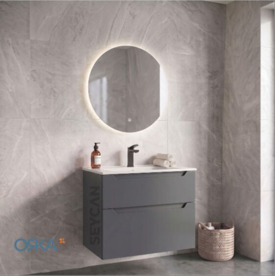 Orka Messina Led li Banyo Dolabı 65 cm