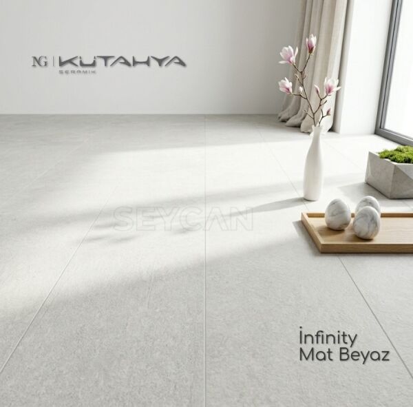 Kütahya 60x120 İnfinity Mat Beyaz