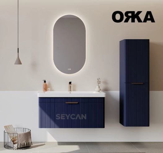 Orka Procida 105 cm Asma Banyo Dolabı