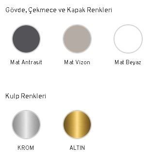 Orka Lipari 100 cm Asma Banyo Dolabı