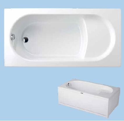 SANACRYL 150X70 AKRİLİK PANELLİ KÜVET (Kabuk+Ayak+Ön Panel+Yan Panel) A-125