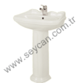 Güral Almira Lavabo + Kolon Ayak 50X60 AL00LAY05